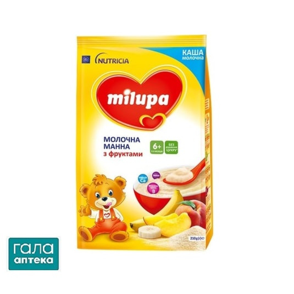 Каша молочная манная Милупа