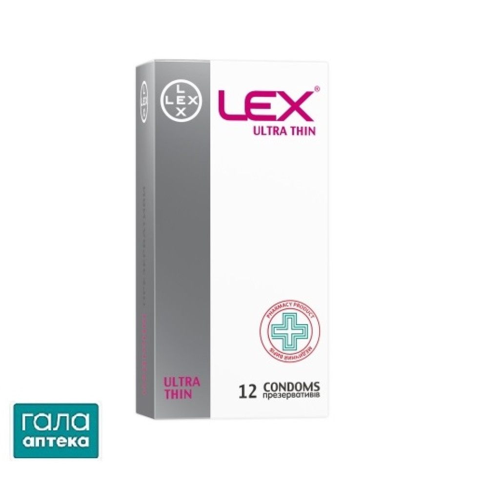 Презервативы Lex Ultra thin ультра тонкие, 12 штук