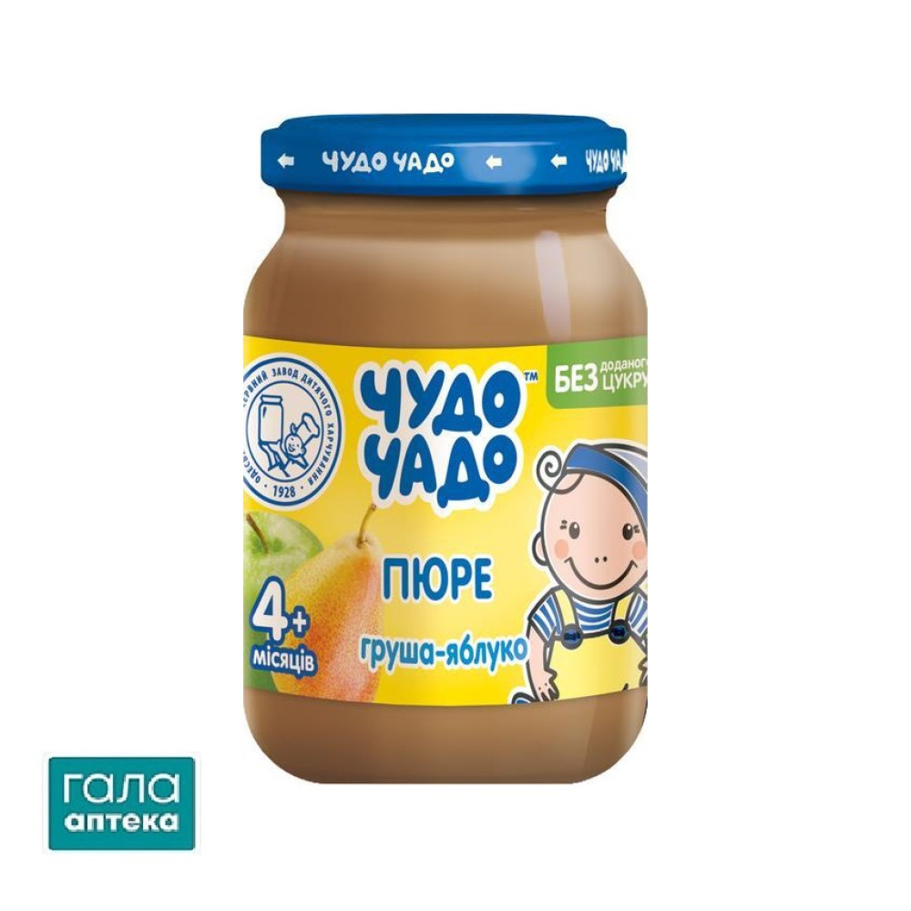 Пюре Чудо Чадо груша-яблоко б/сахар.170г