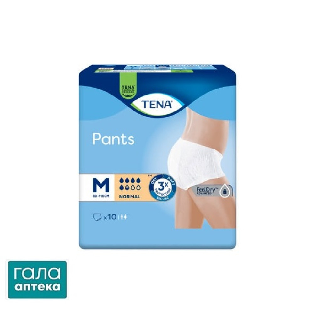 Подгузники д/взр.Tena Pants normal medium №10