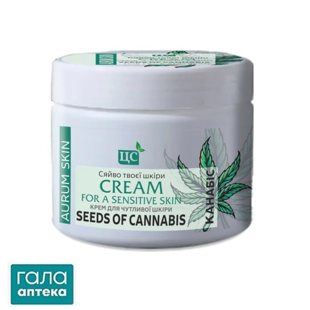 Крем ТМ ЦС Aurum Skin Канабіс д/чутл.шкіри 300мл