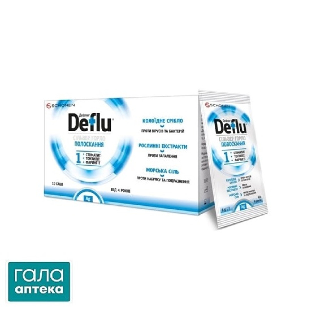Дефлю сильвер горло
