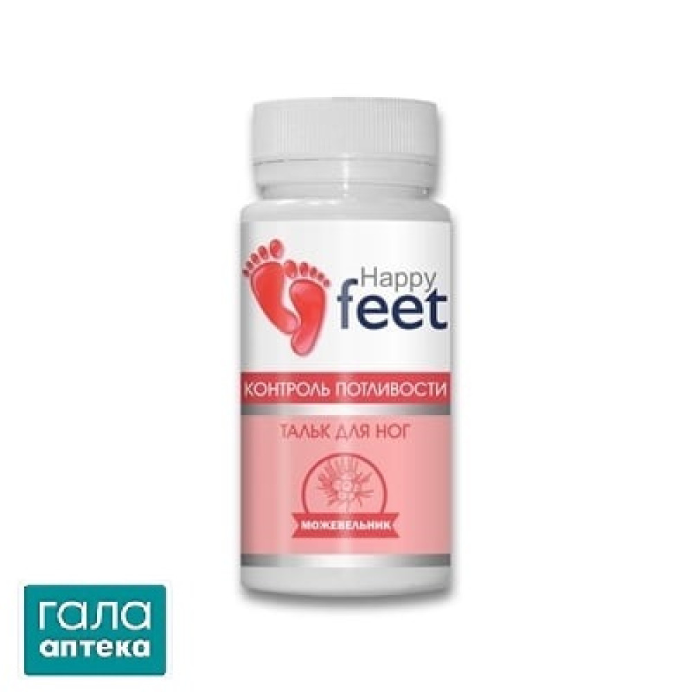 Хеппі фіт Enjee тальк д/ніг контроль пітливості ялівець 50г