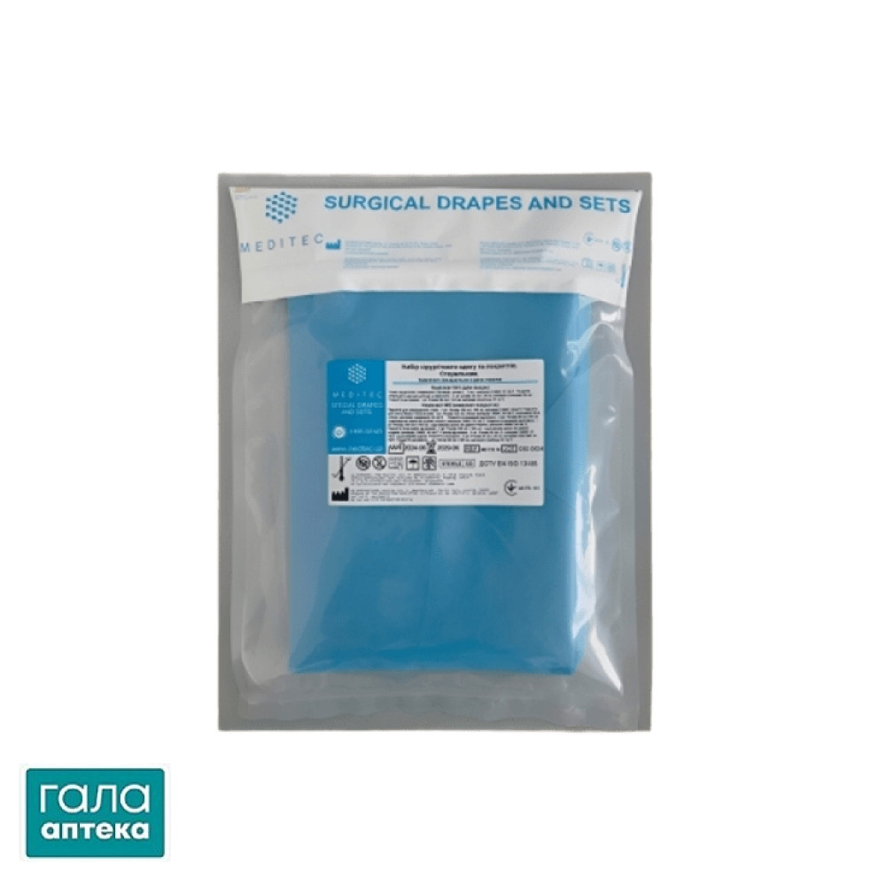 Покрытие операци.160 см х 300 см, стер.материал СММС, плотность35 г/м*2