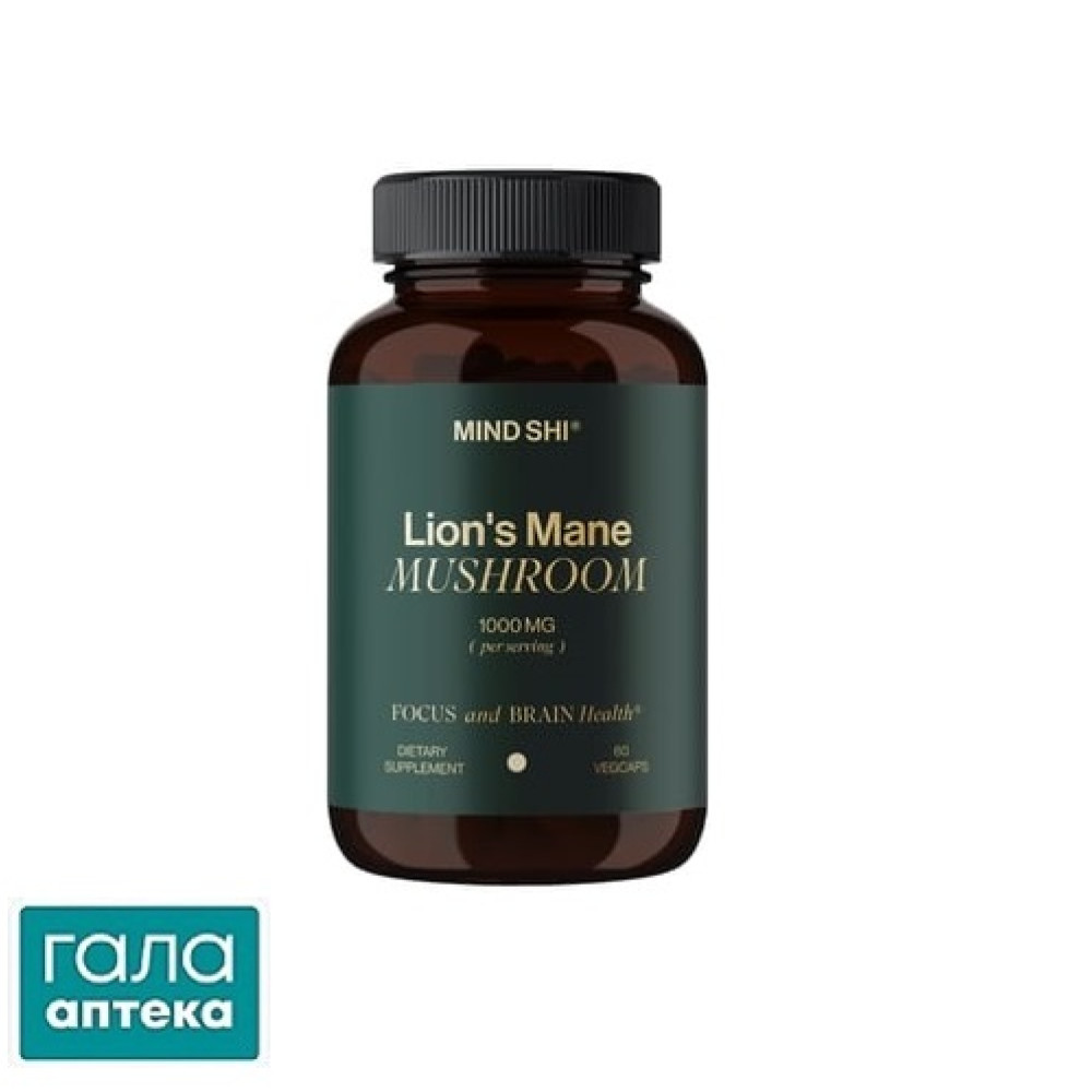 Mind Shi Lion's Mane Mushroom 1000 мг капс. №60