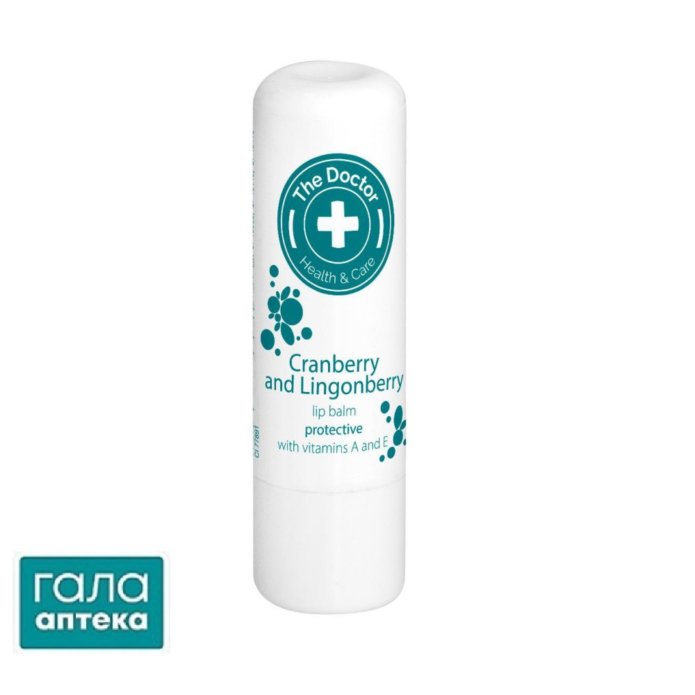 Бальзам для губ The Doctor Клюква и брусника, 3,6 г