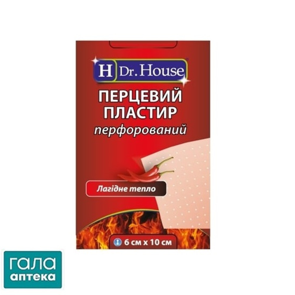 Пластырь Перцовый Dr. House 6см х10 см
