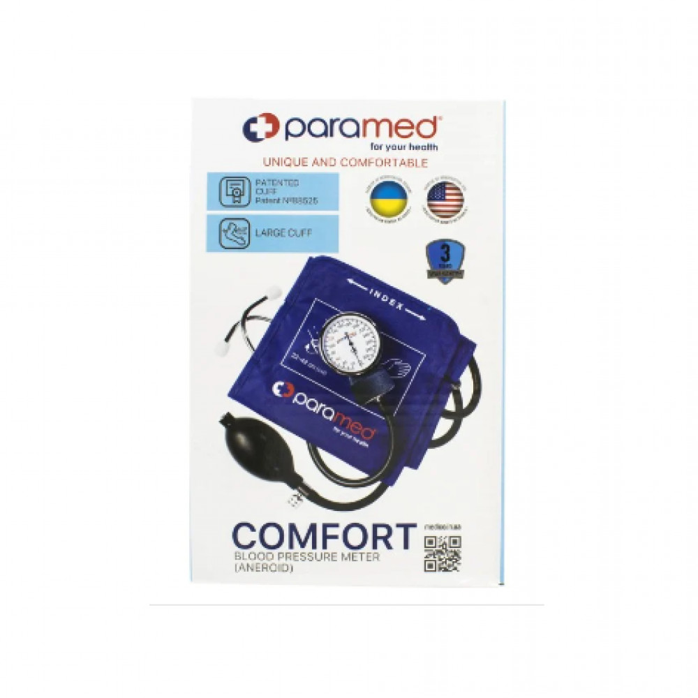 Тонометр Paramed Comfort механічний зі стетоскопом