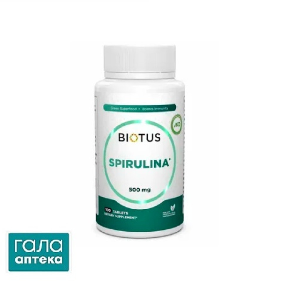 Biotus Спіруліна таб. 500мг №100