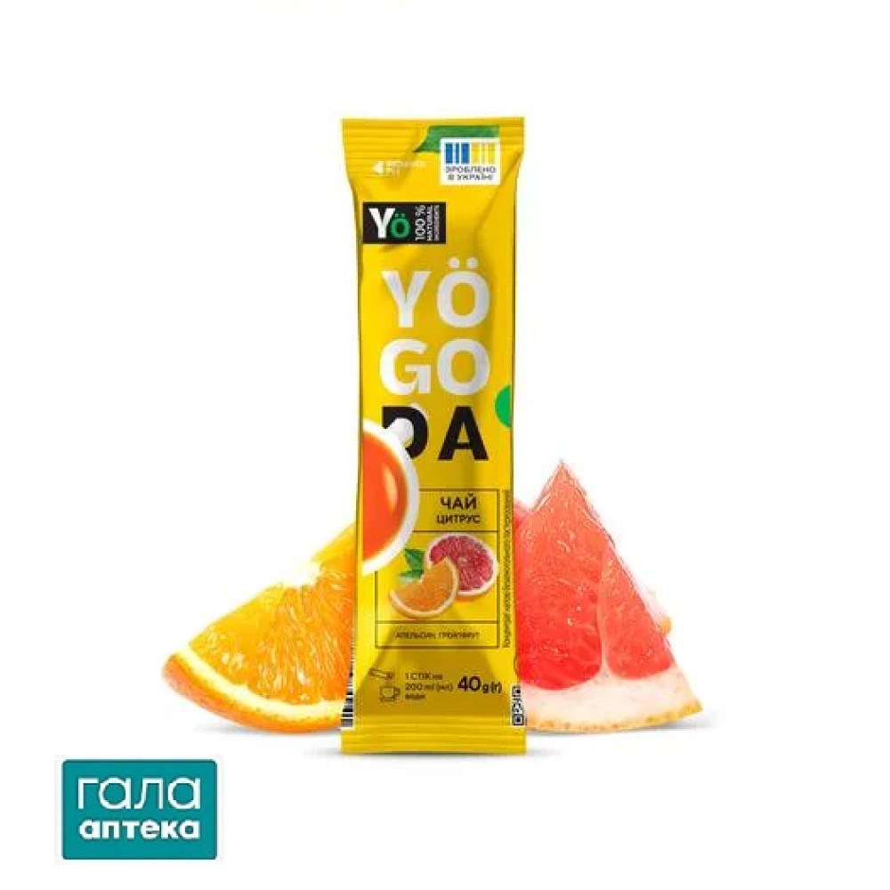 Концентрат Чай Цитрус 0,040 Стік (36) ТМ Yogoda