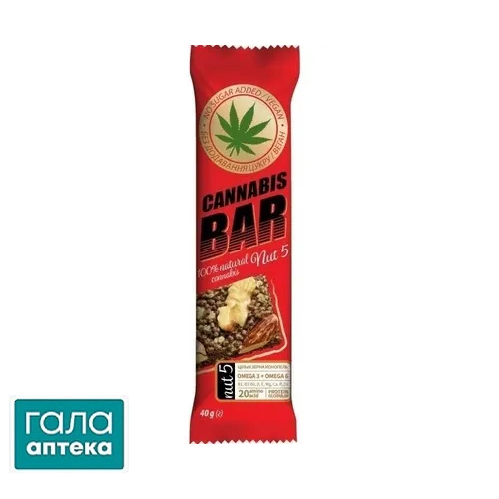 Батончик-мюсли Каннабис бар