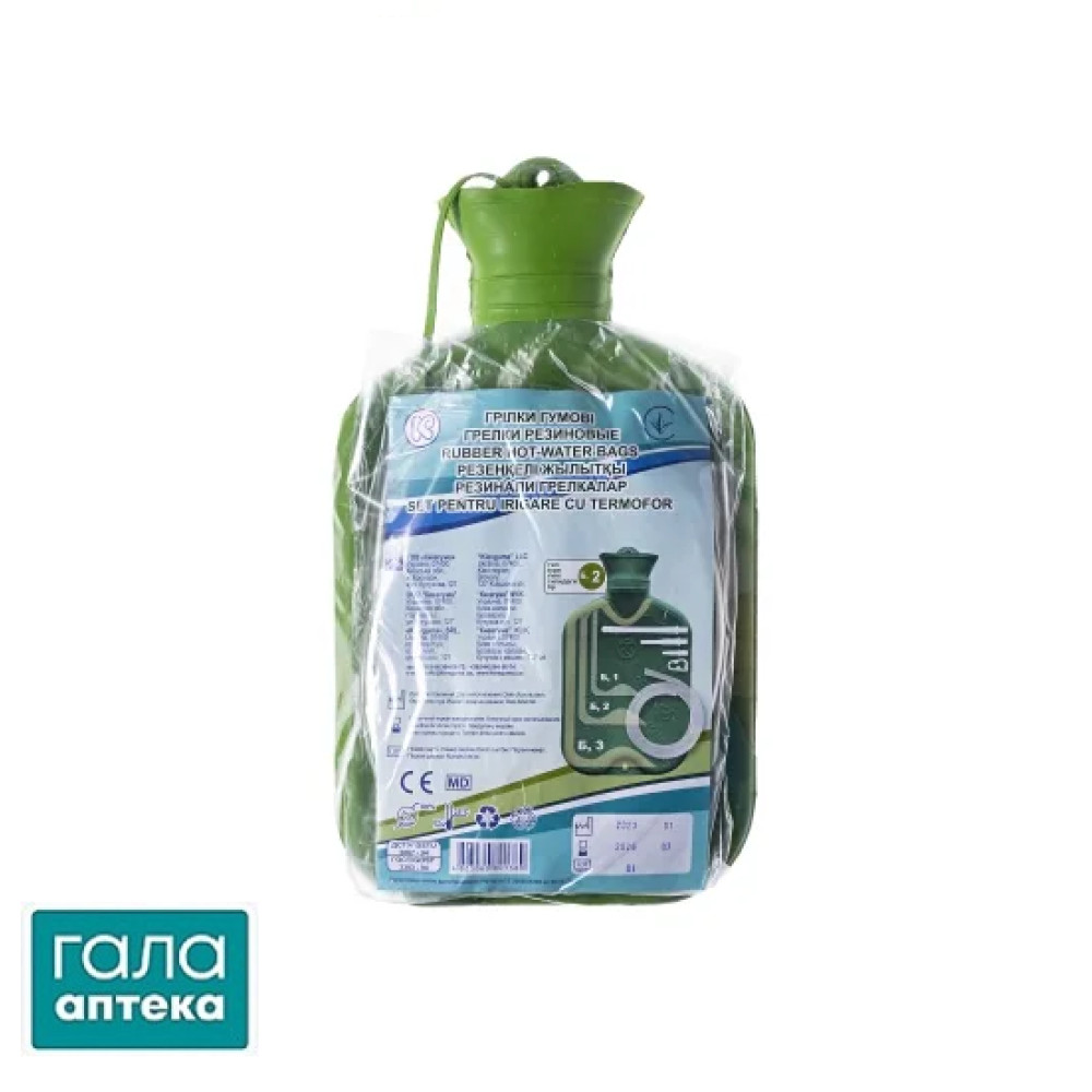 Грелка резиновая Киевгума тип Б-2 (комбинированная), 2 л