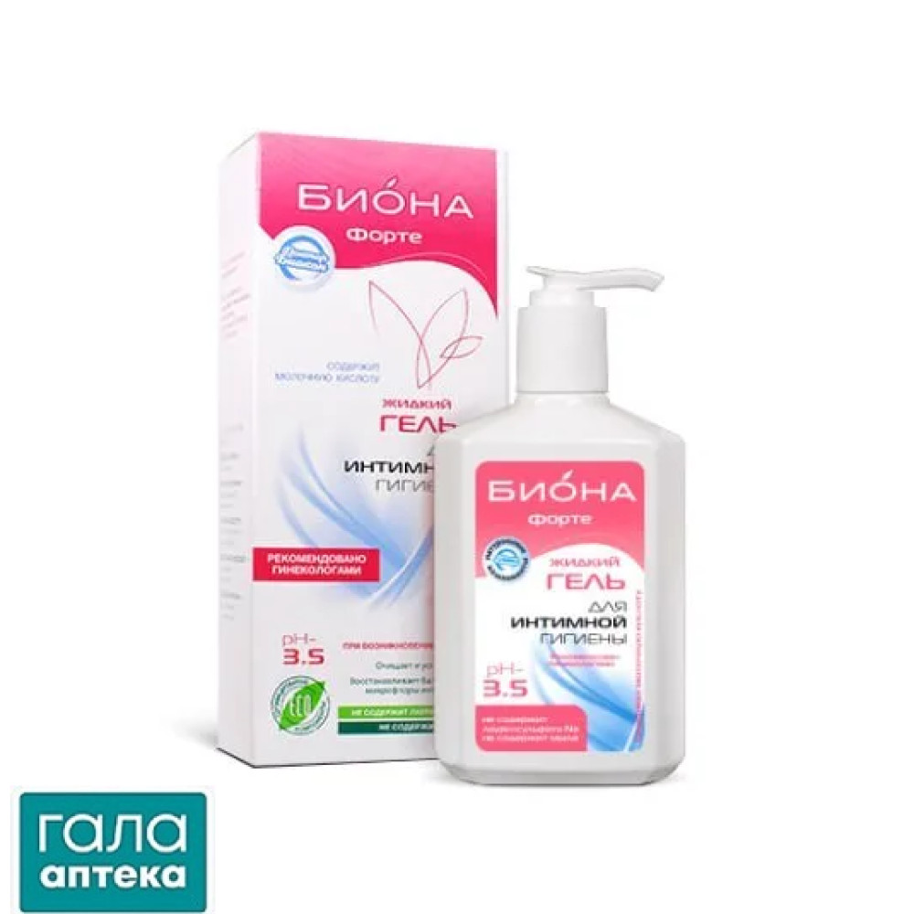 Гель для інтимної гігієни Біокон Біона Форте антибактеріальний, 270 г
