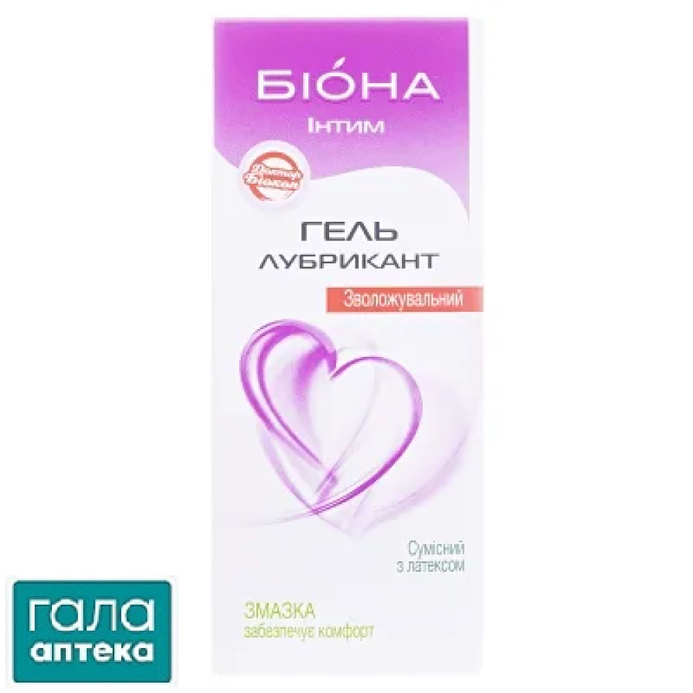 Гель-лубрикант Біокон Біона Інтим, зволожуючий, 75 мл