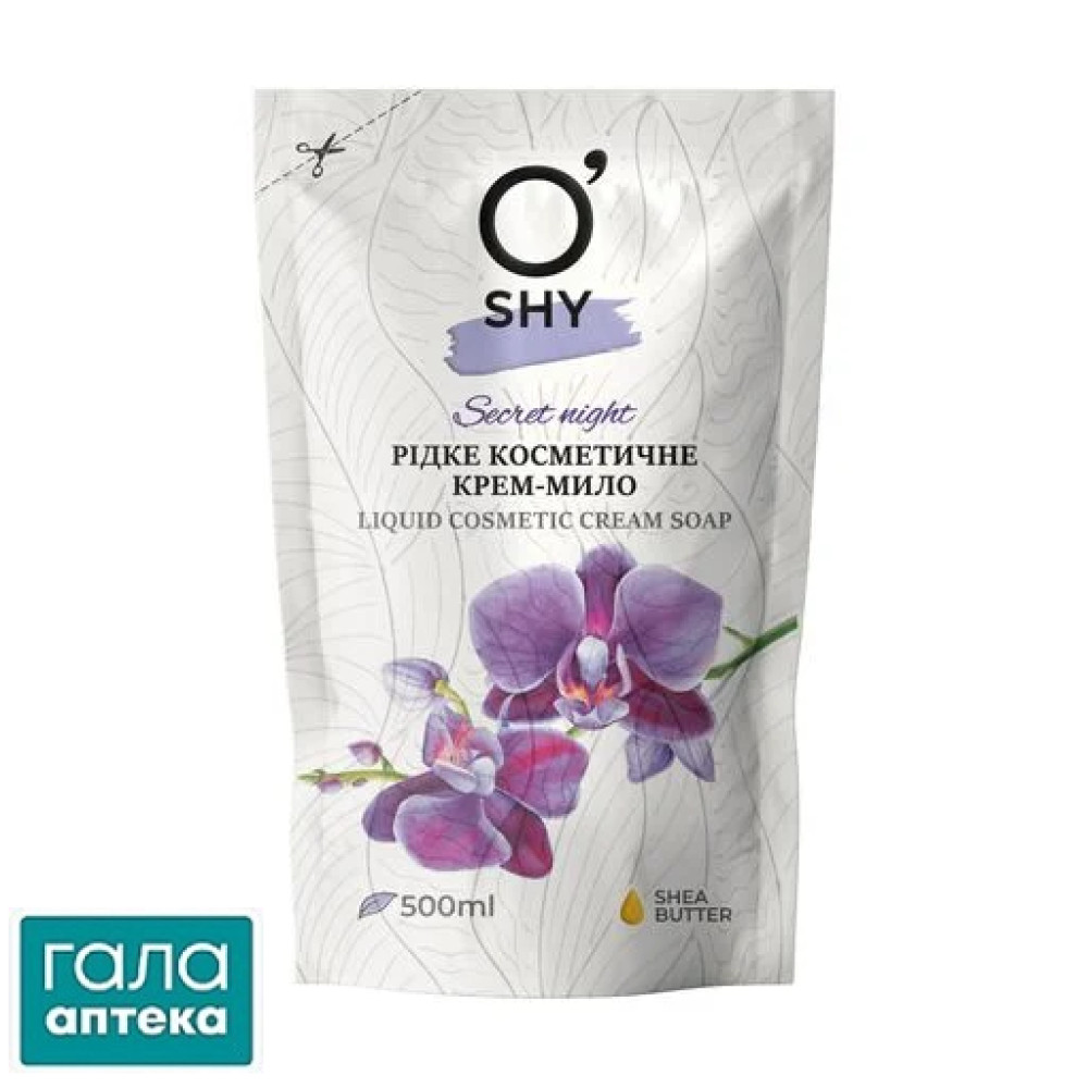 O'SHY Крем-мыло Secret night 500мл дой-пак
