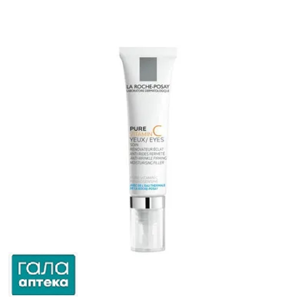 Догляд для контуру очей La Roche-Posay Pure Vitamin C антивіковий, 15 мл