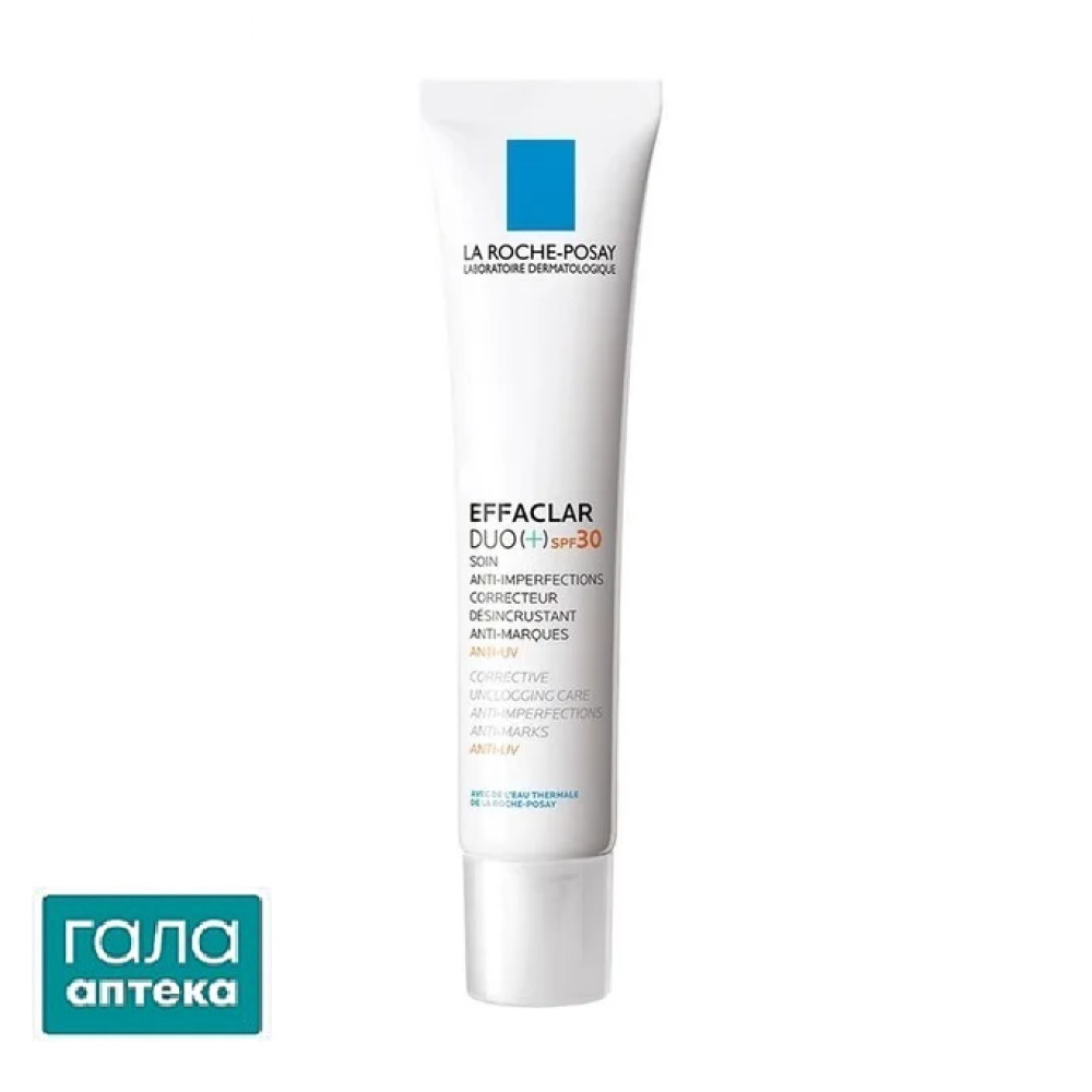 Засіб для обличчя La Roche-Posay Effaclar Duo(+) SPF30 коригуючий проти недоліків і слідів постакне, 40 мл