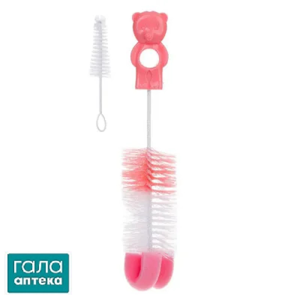 Щiтка Canpol babies для миття пляшок і сосок з губкою, 2/410