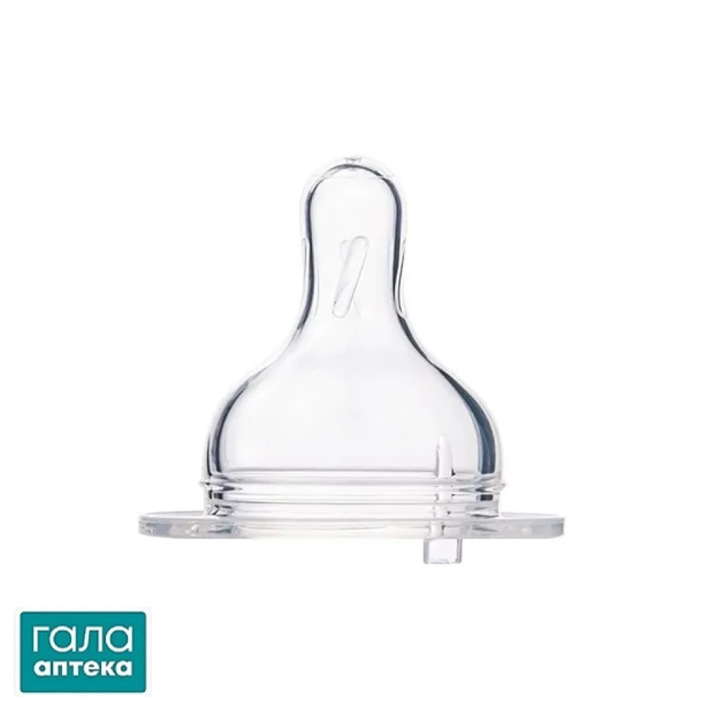 Соска силіконова Canpol Babies EasyStart 21/721 для пляшечок з широким отвором, від 6 місяців, 1 шт