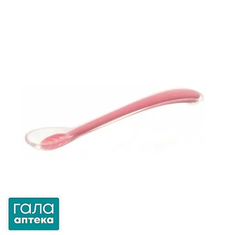 Ложечка силіконова Canpol babies, рожева, 51/010_pin, 1 шт