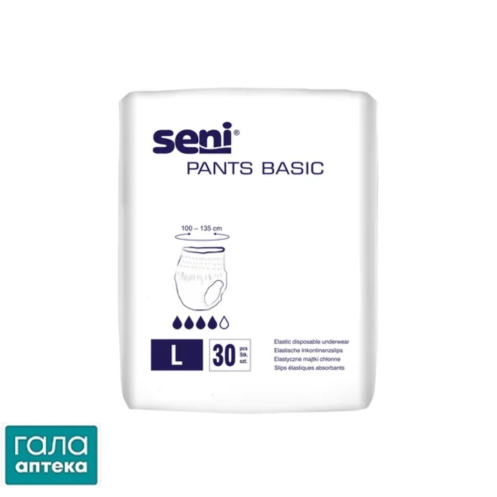 Труси SENI PANTS BASIC Large (L 100-135) №30  погл.для дор.