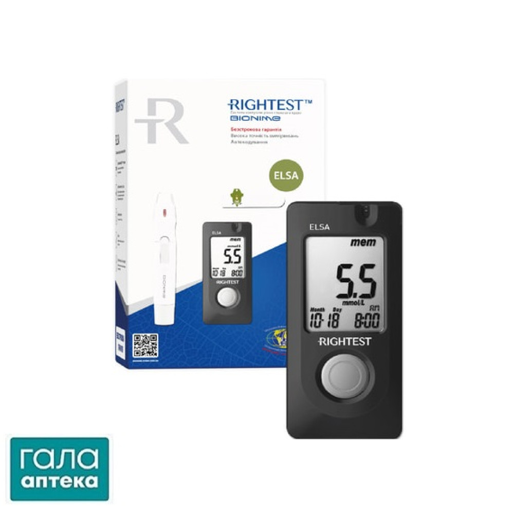 Глюкометр Біонайм райтест