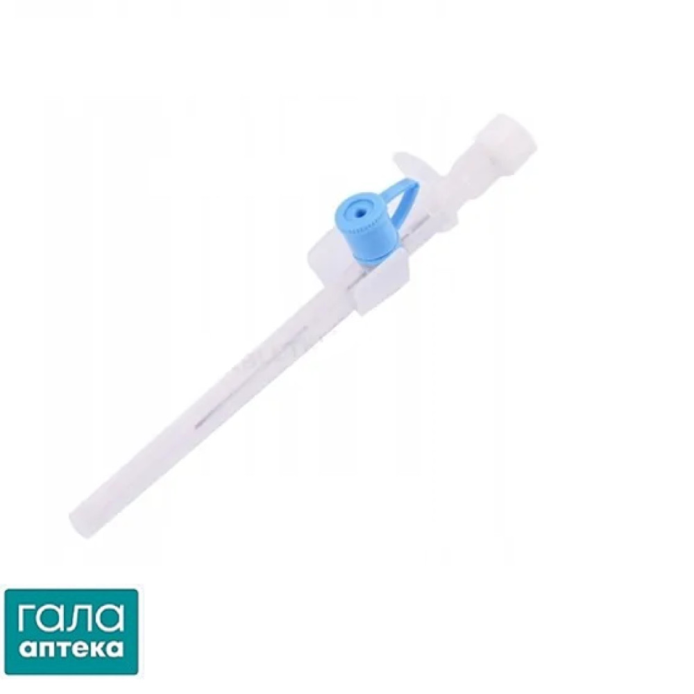 Катетер внутривенный B.Braun Vasofix Safety Pur G22 (0,9 x 25 мм) синий, 1 штука