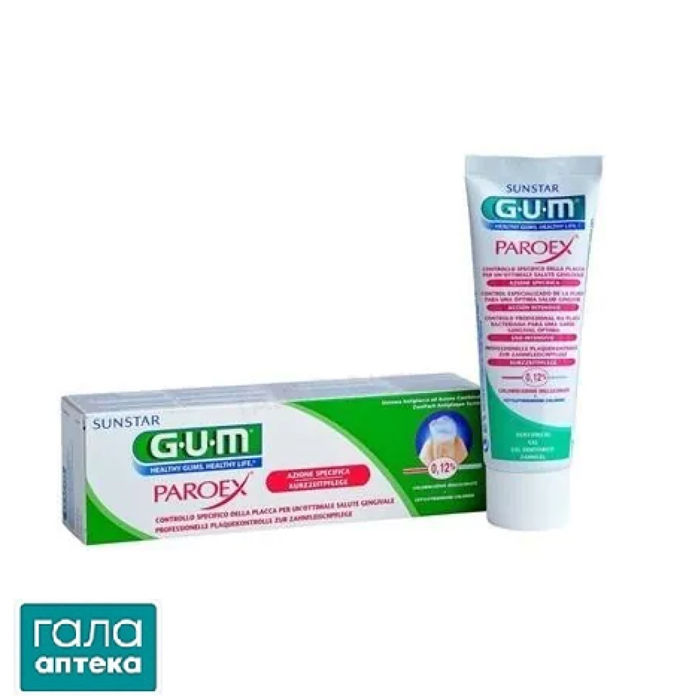 Зубна паста Gum Paroex 0.12% 75 мл