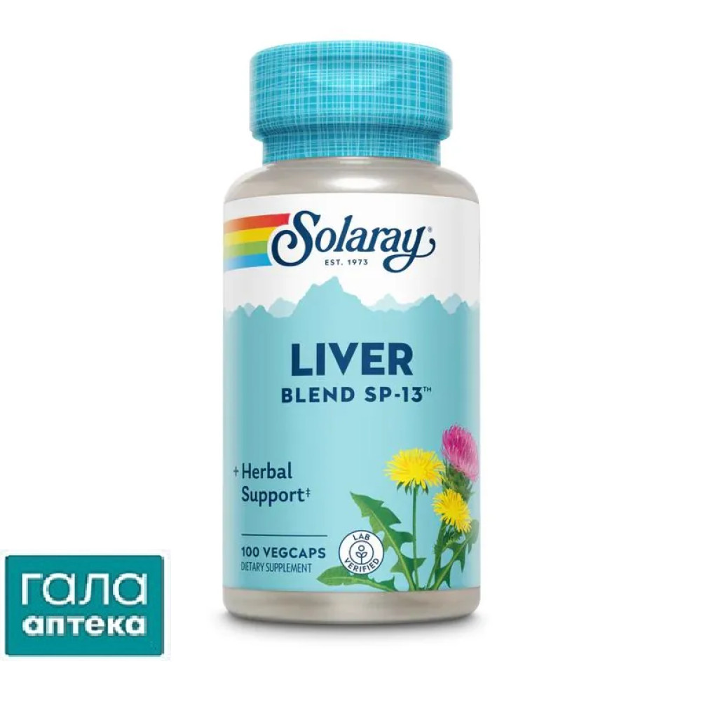 Solaray Liver Blend SP-13 капс.вегет. №100