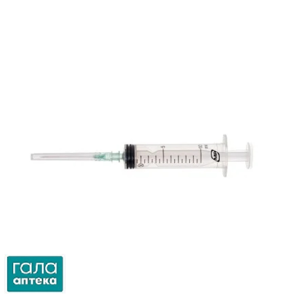 Шприц 3-х комп.Set Inject Luer 10 мл с игл. 21G*1