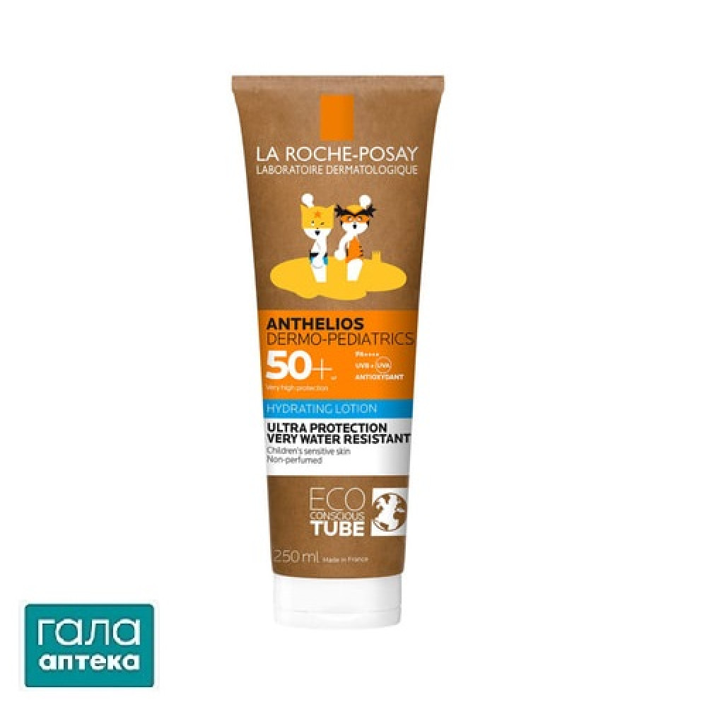 Молочко сонцезахисне дитяче La Roche-Posay (Ля Рош-Позе) Антеліос Дермо-Педіатрікс зволожуюче SPF 50+ 250 мл