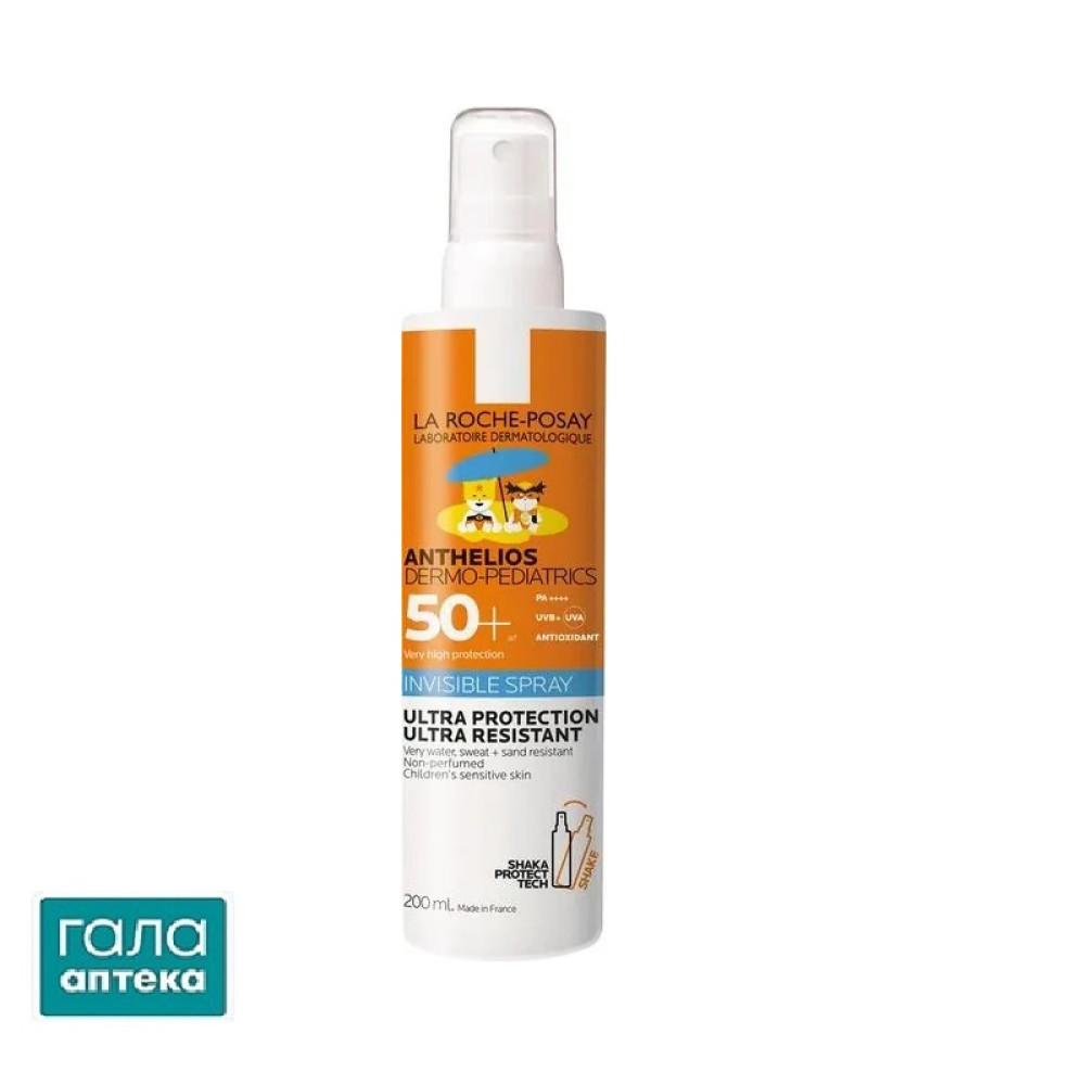 Спрей сонцезахисний La Roche-Posay Anthelios SPF50+ Dermo-Pediatrics для чутливої шкіри дітей, 200 мл