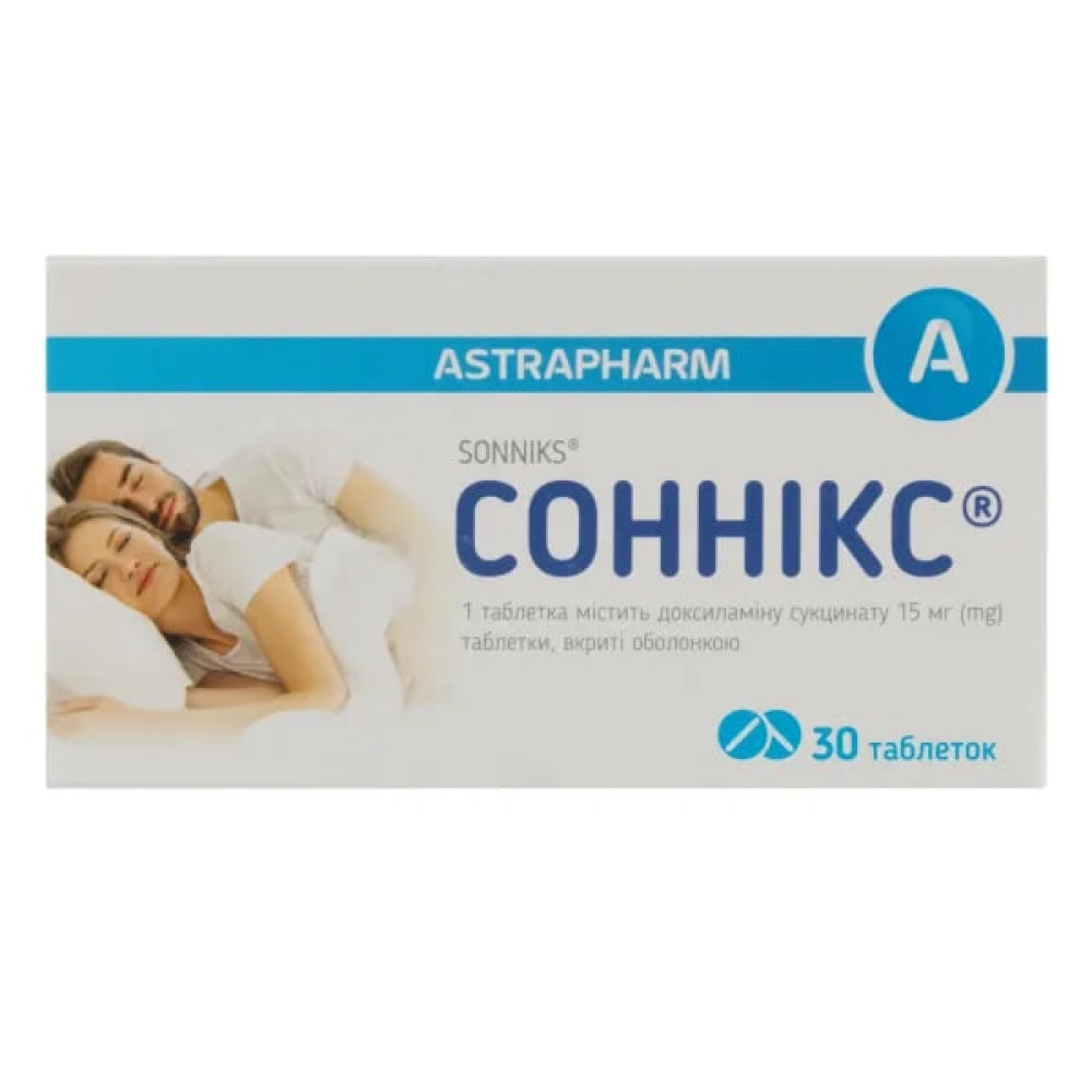 Соннікс® таб.в/о 15мг №30 (10х3) бл.в карт.кор.