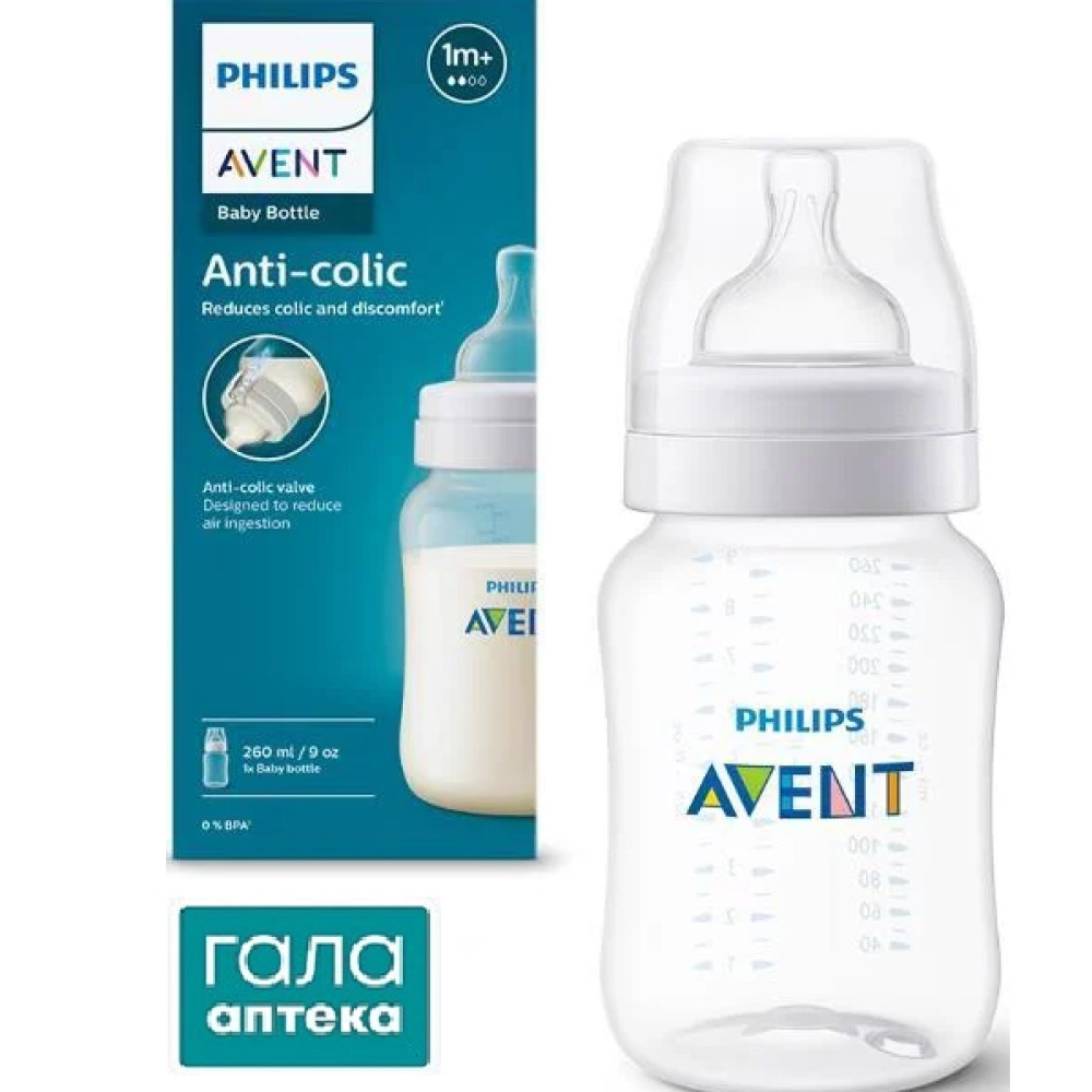 Бутылочка Авент Anti-Colic 260 мл SCY103/01