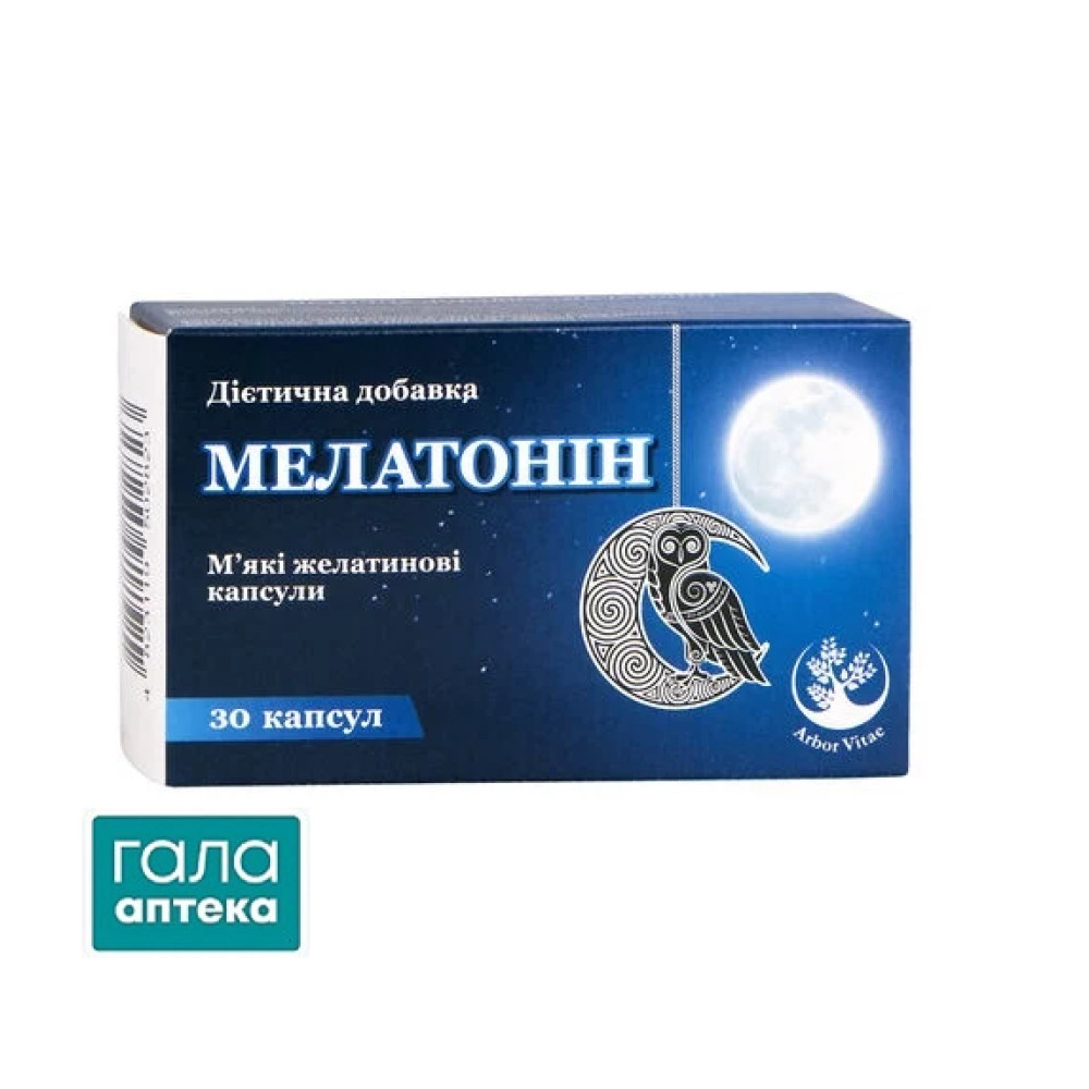Мелатонин + В6 капс. 3мг №30