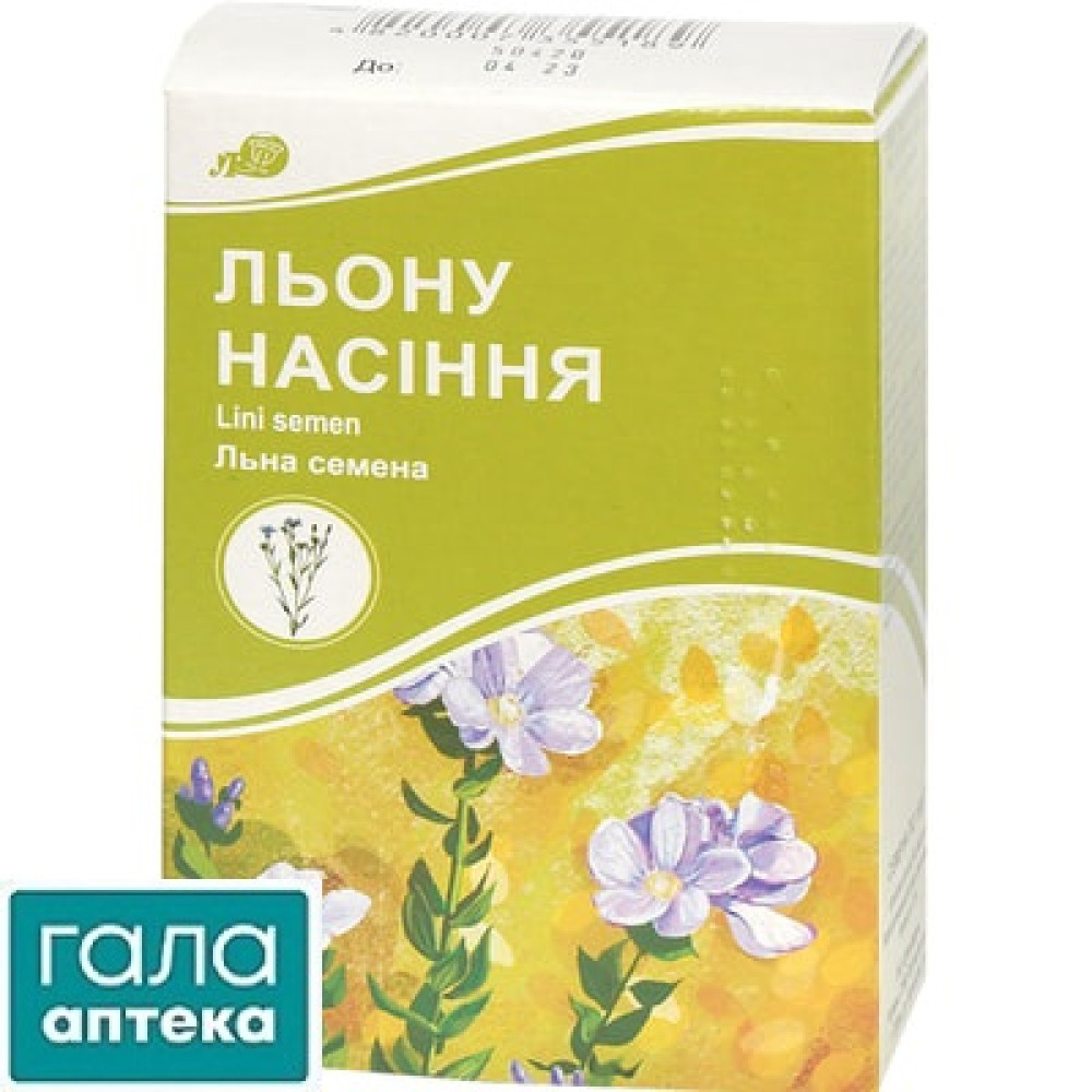 Льону насіння по 200 г у пач. з внут. пак.