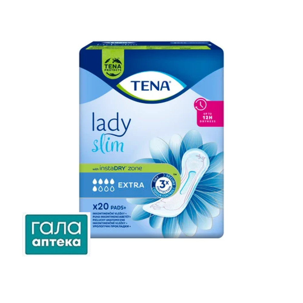 Прокладки уролог. Tena Lady Slim Extra № 20