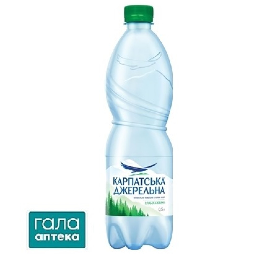 Вода мин. "Карпатська Джерельна" слабогазированная 0,5л