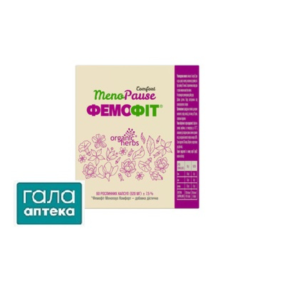 Фемофіт менопауза комфорт