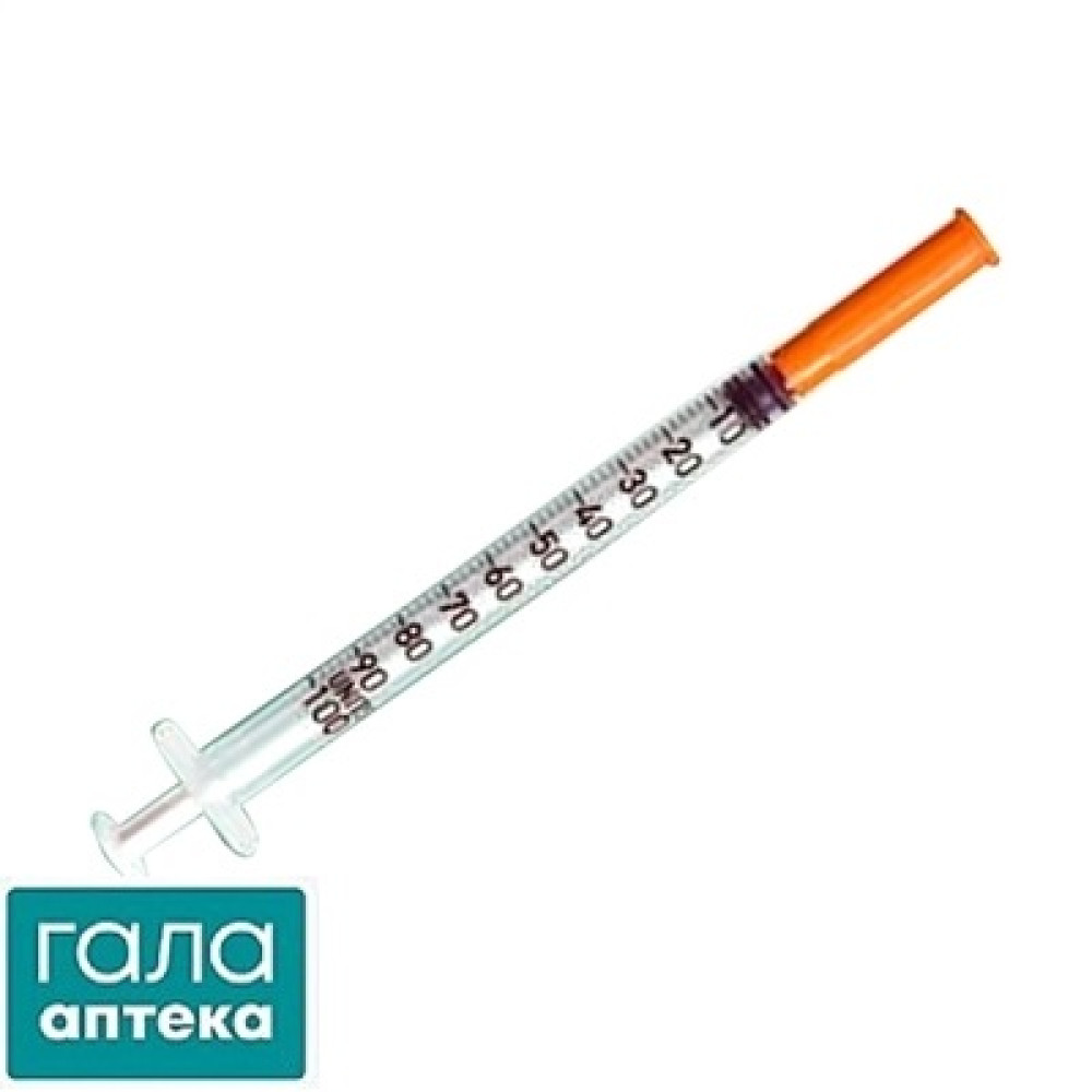 Шприц 3-х комп. ARTERIUM 1мл інсул.U-100 з голк.29