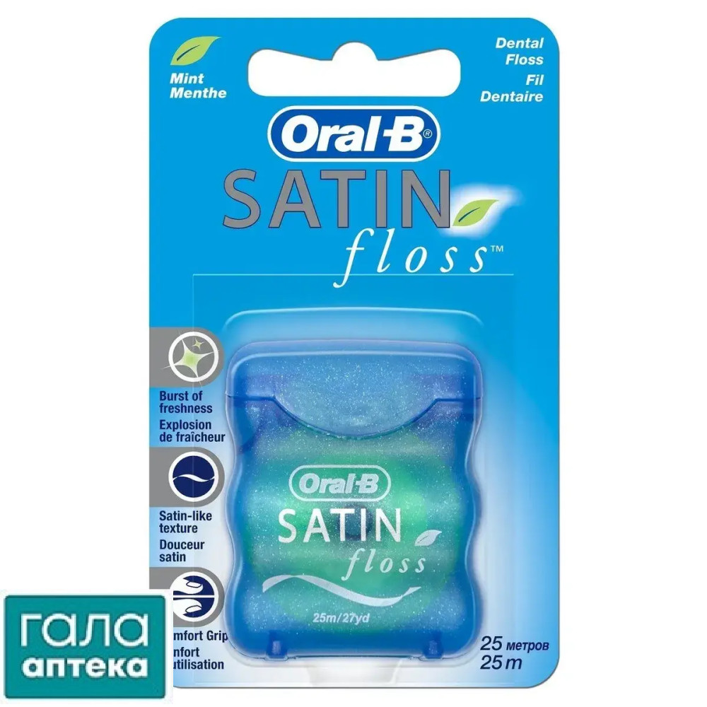 Зуб.нитка Oral-B Satin Floss 25м