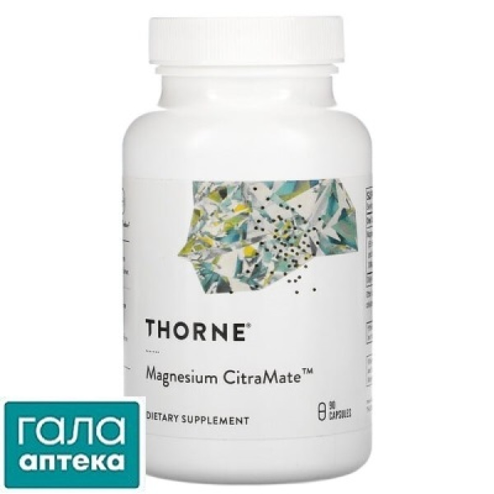 Витамины Thorne Magnesium CitraMate капс. №90