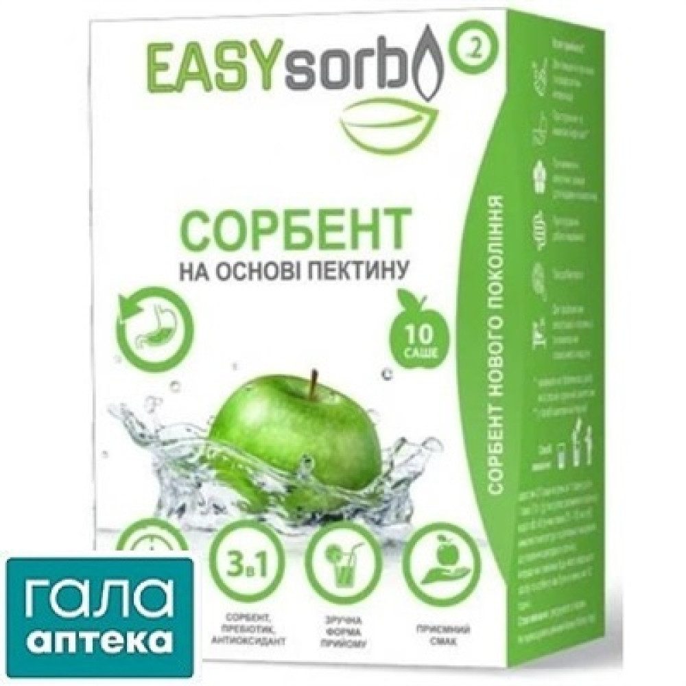 EASYsorb сорбент на основе пектина № 10 саше акция