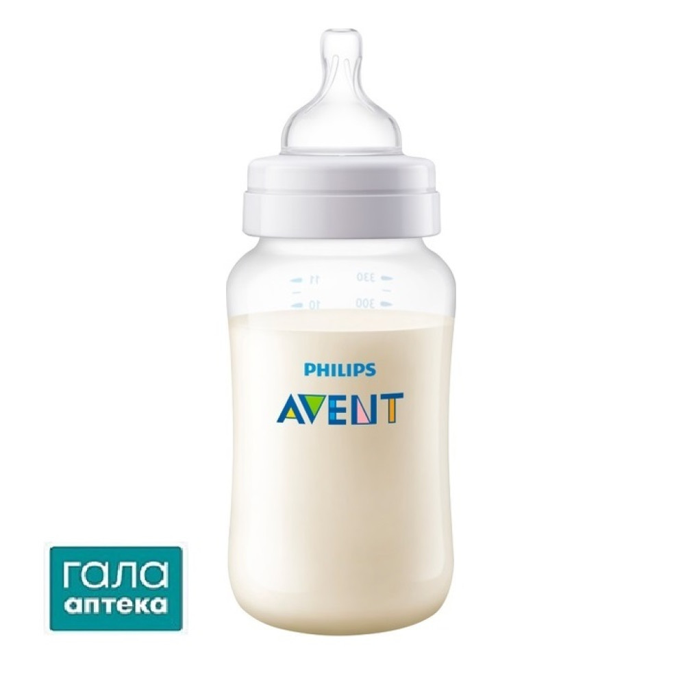 Бутылочка Авент д/корм. Анти-Колик 330 мл 1 шт SCY106/01