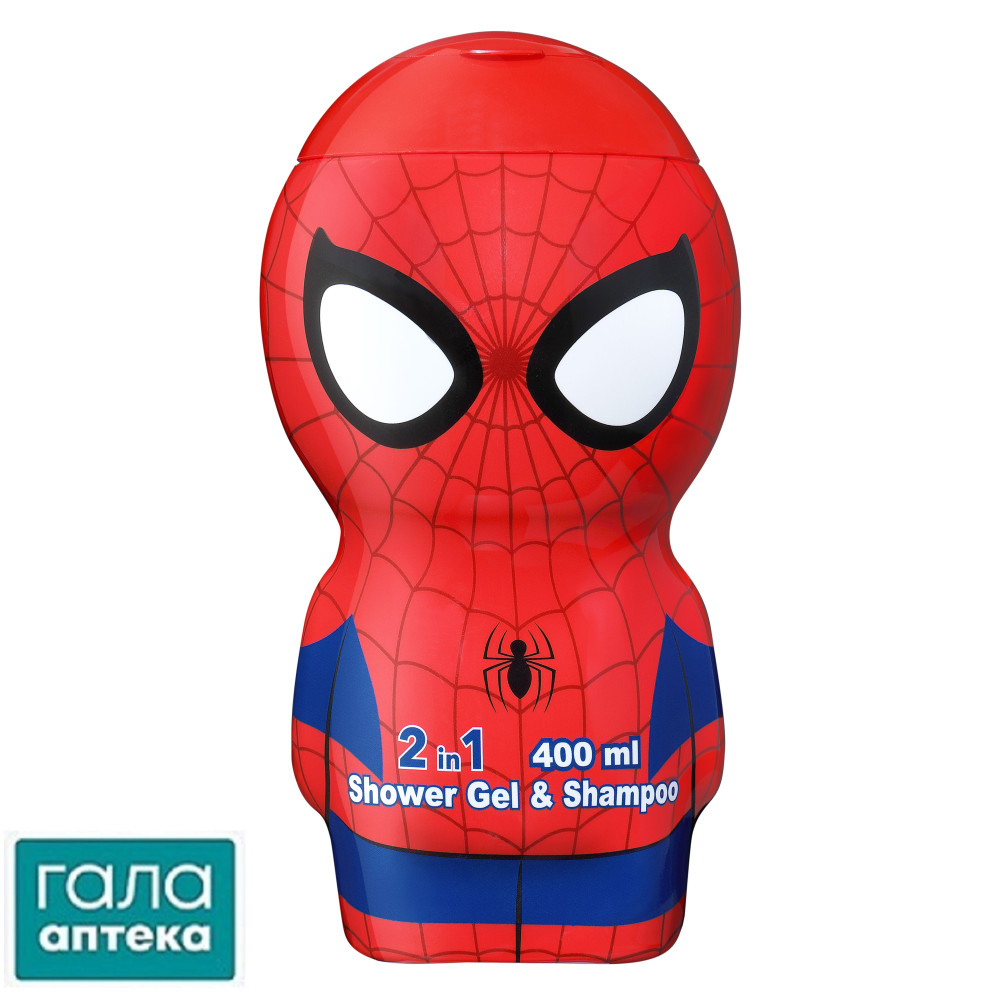 Air-ValSpider-man Shower Gel & Shampoo 2D Гель для душу+Шампунь 2Д Спайдермен 400мл