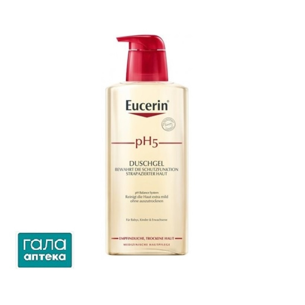 Eucerin 83530 Гель д/душа pH5 400мл