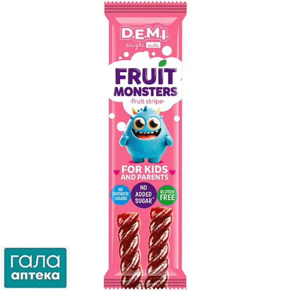 Fruit Monsters пастила фруктовая 15г малина