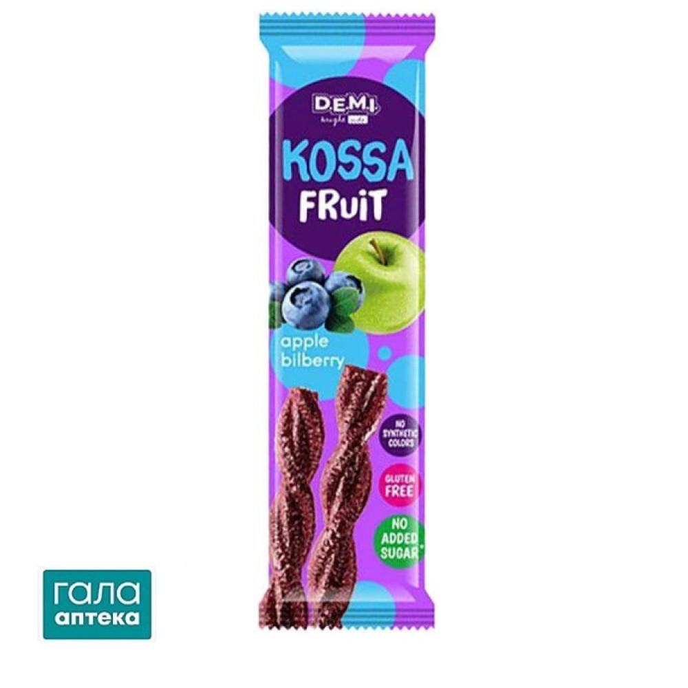 Kossa Fruit пастила фруктовая 15г черника
