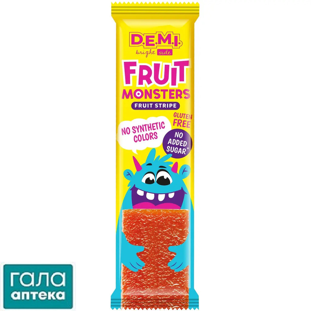 Fruit Monsters пастила фруктова 15г полуниця