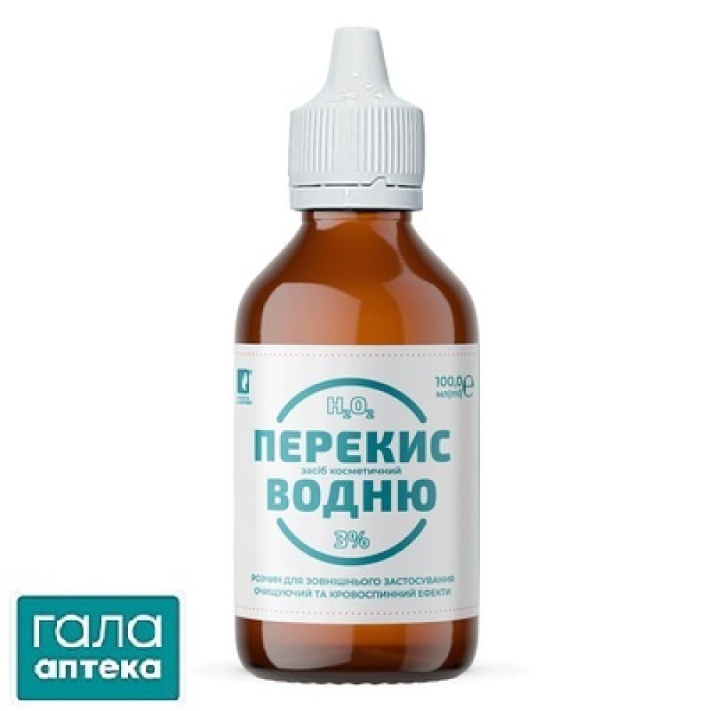 Перекись водорода р-р 3% 100мл